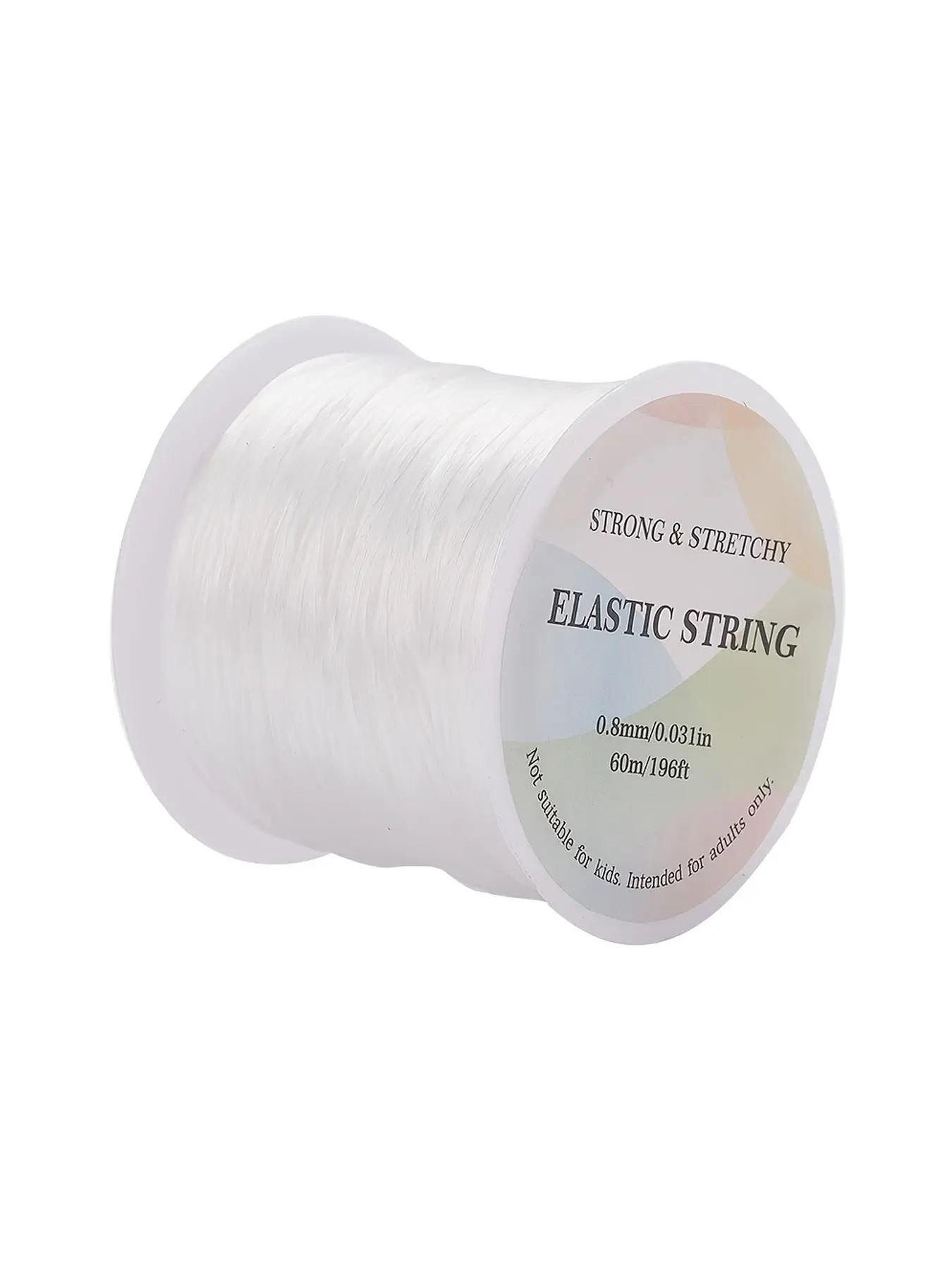 Simple Solid Color Elastic String, Basic DIY Jewelry Making Supplies for Women & Men, DIY Jewelry Making Supplies for Bracelet & Necklace, Crafts for
