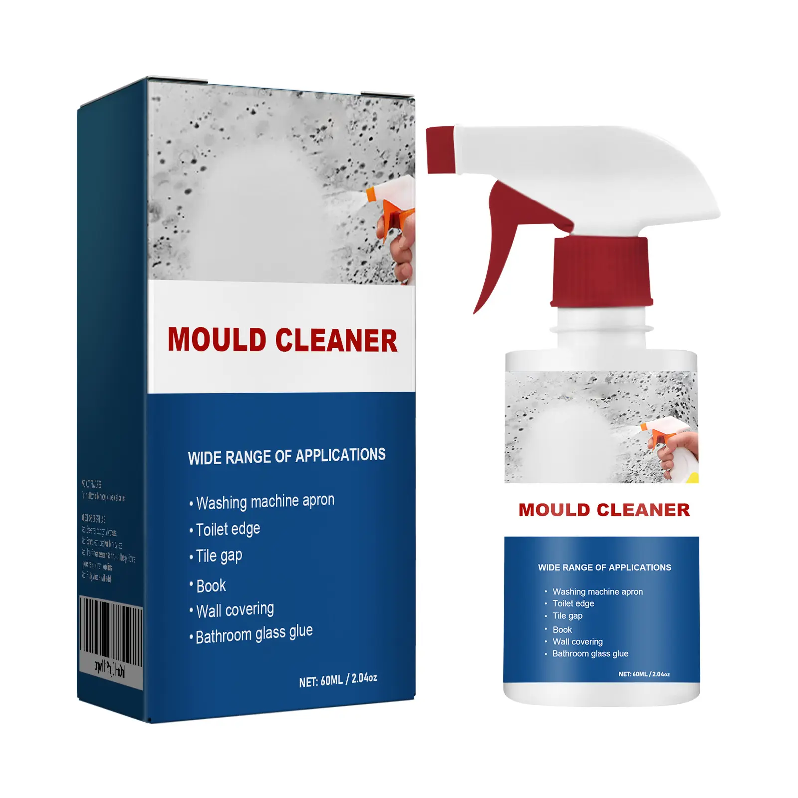 Mold Removal Spray Multi-Effect Household Cleanser Eliminate Mold Stains For Ceilings Bathroom Tiles Wall Surfaces Multi-Surface Mildew Decontaminant Viral CleanTok Home Bathroom Care Supply