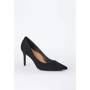 Women's Classy Stylish Suede High Heel Pumps, 3.25" Heel Classic Elegant Footwear