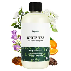 Lopeie Hotel Diffuser Oil Refill Inspired by The Ritz-Carlton Hotel - 118ml 4.1 fl oz - Aromatherapy Essential Oil-White Tea, Neroli & Bergamot – Ideal for Ultrasonic and Waterless Diffusers Pleasant Fragrant