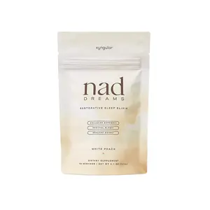 Xyngular NAD Dreams, NAD+ Supplement for Women & Men, Trans-Resveratrol for Longevity, Magnesium & L-Theanine for Sleep Aid, Organic Tart Cherry for Deep Recovery, 20 Servings, Juicy White Peach