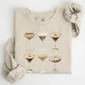 Espresso Martini' Crewneck Sweatshirt Cocktail Womenswear