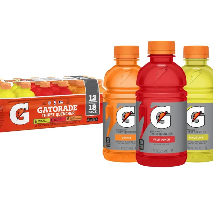 Gatorade Thirst Quencher Sports Drink, Variety Pack, 12 Fl Oz (Pack of 18)