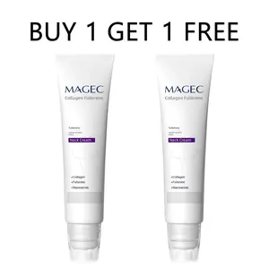【BUY 1 GET 1 FREE Product】Collagen Neck Cream - 5-Roller Full Surround Massage, Firming/Lifting & Wrinkle Reduction, Puffiness & Edema Relief, Infused with Hyaluronic Acid, Vitamin C & E, Daily Care, Mother's Day Gift