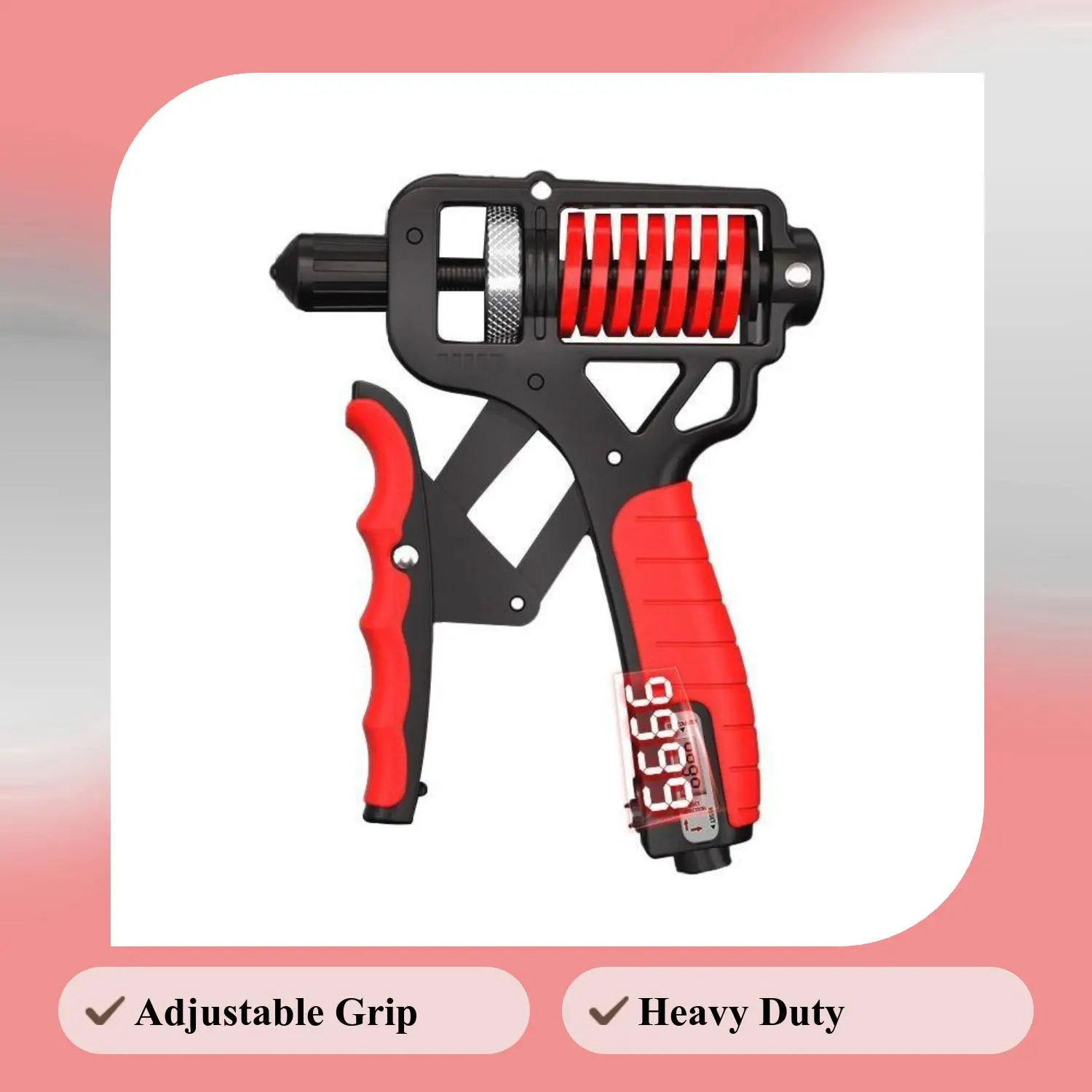 Adjustable Hand Gripper, Heavy Weight, Professional Training for Finger and Arm Muscles, Counting Hand Gripper