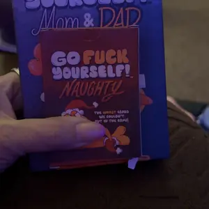 Go F*** Yourself MOM & DAD! Adult Card Game - Hilarious Party Game for 3-10 Players - Quick Easy Setup - Perfect Stocking Stuffer - Made Out of Spite