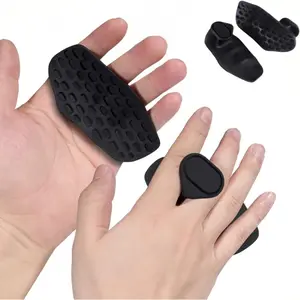 Anti-Slip Workout Grips - Ergonomic Rubber Hand Protector Gloves for Weight Lifting, Pull-Ups, Gym Training and Exercise, for Men and Women
