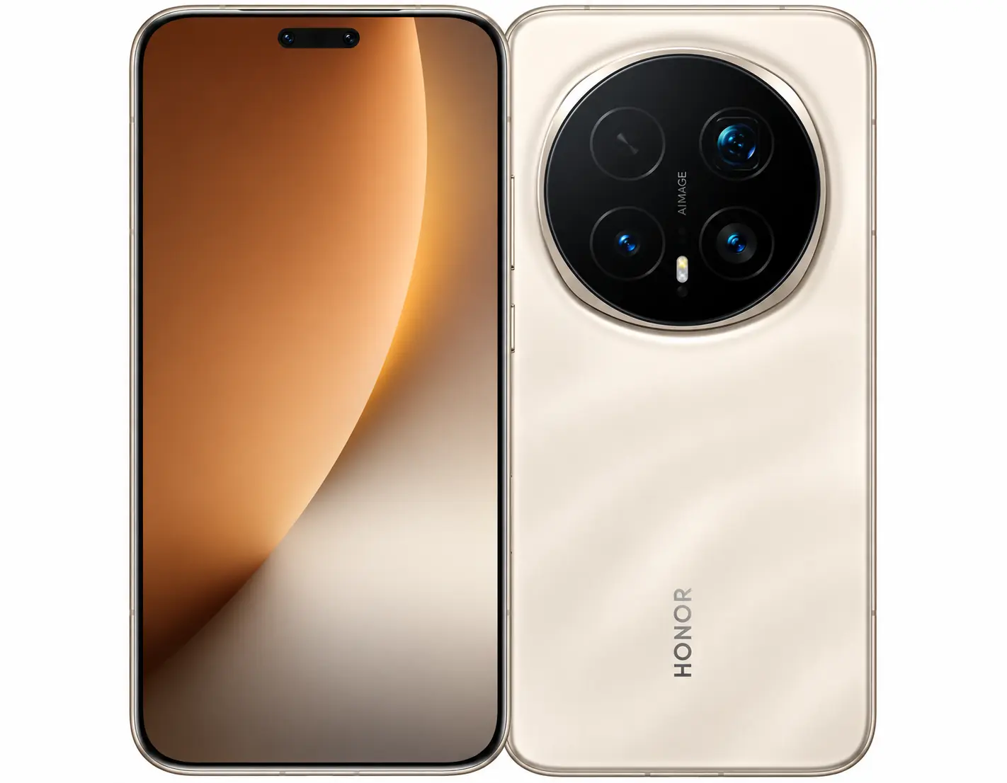 Honor Magic8 Pro 5G Android Cellphone Device - Dual SIM, 12GB RAM, 512GB ROM, GSM Unlocked, Digital Camera, Sunrise Gold