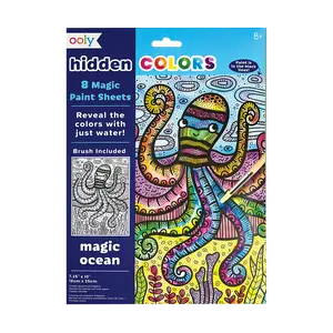 Hidden Colors Magic Paint Sheets - Magic Ocean