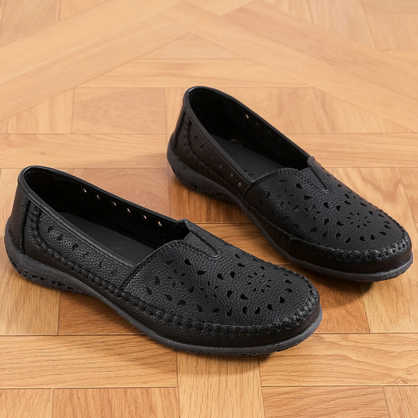 Women's Comfortable Slip-Resistant Slip-On Loafers - Casual Driving Penny Moccasin Flats Shoes, Slip Resistant Slip-Ons