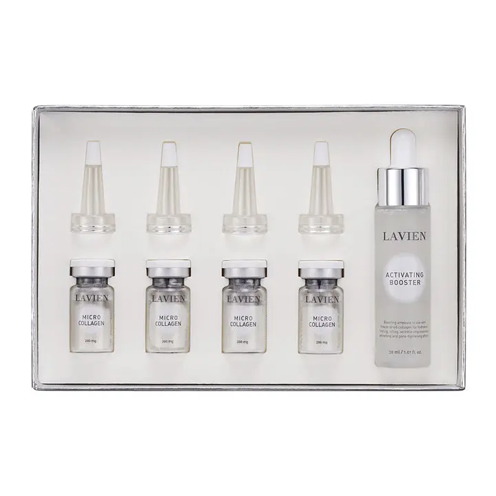 Dual-Step Micro-Collagen Powder Serum with Cica, a Clogged Pores Solution for Pore Control & Lifting, Anti-Aging Serums & Essences for Plump Skin, 30ml, Skin Transformation, Cica-Rich, Deep-Absorbent, 66% Cica Extract