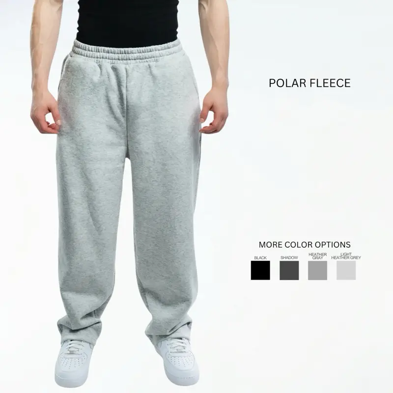 EKKO Blank Polar Fleece Straight Leg Sweatpants | 380 GSM | Warm Comfort Fit | Men's + Women's Sweatpants EKKO Blank Polar Fleece Straight Leg Sweatpants | 380 GSM | Warm Comfort Fit | Men's + Women's Sweatpants