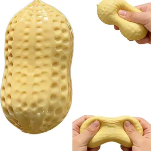 Peanut Slow Rebound Stress Relief Toy, Stress Relief Squishy, Squeeze Clay Ball Hand Toy, Easter Gift, Cute Anxiety Relief Toy, Adult Use