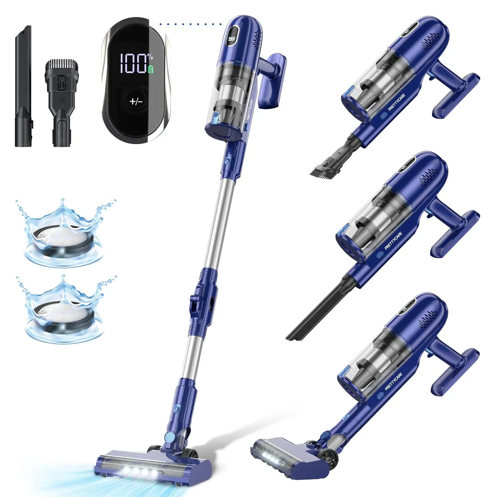 Ultimate Pet Hair Fighter! Stick Vacuum Magic - PrettyCare P1 ×