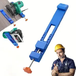 Adjustable Woodworking Guide Rail Set, Precision Strip Cutting Tool, Quick Cutting Tool, No Power Needed, Power Tool Accessories