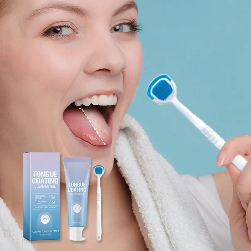 Fresh Breath Hygiene Gel for Oral Health - Daily Cleanser & Whitening Formula for a Confident Smile and Clean Tongue - Easy to Incorporate into Your Oral Care Routine Cleansing Purple Teeth Whitening Toothpaste【Black Friday exclusive offer】