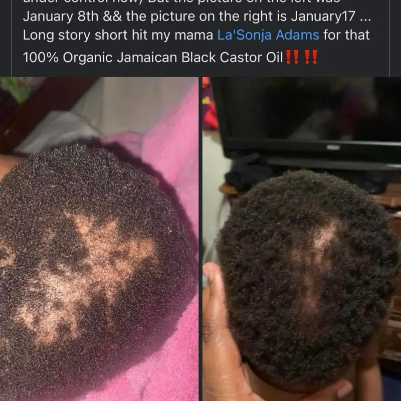 Organic pure Jamaican Black Castor oil