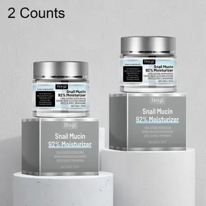 Snail Mucin Solid Cream, 2-Count 100ml Alcohol-Free Moisturizer - Nourishes Normal Skin Adults, 24-Month Shelf Life Daily Skincare for Moisture Locking, 24 Months