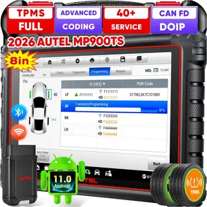 Autel MaxiPRO MP900TS 8-inch HD TPMS Diagnostic Tablet - Wi-Fi Enabled, Full TPMS Programming, ECU Coding, 3000+ Active Tests, CAN-FD & DoIP, 40+ Services for VW & Skoda