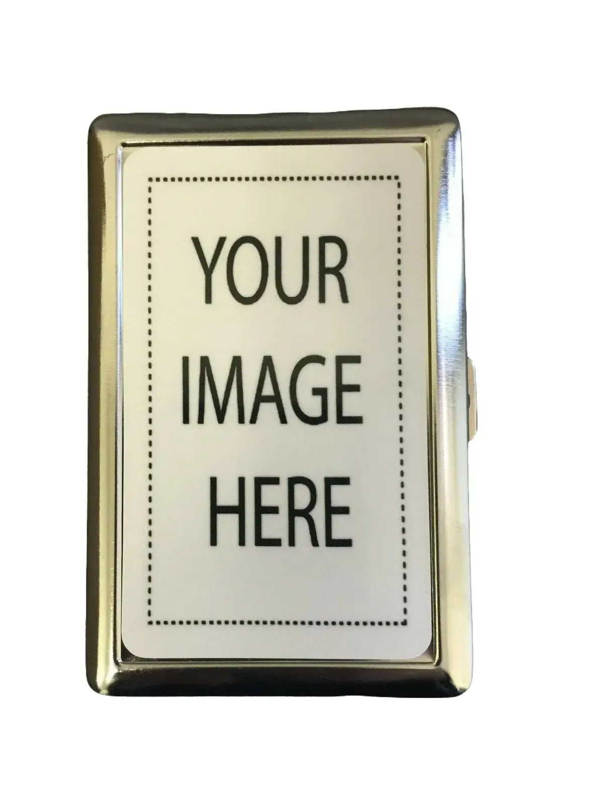 CUSTOMIZABLE "Your Image" Personalized Metal Case Wallet