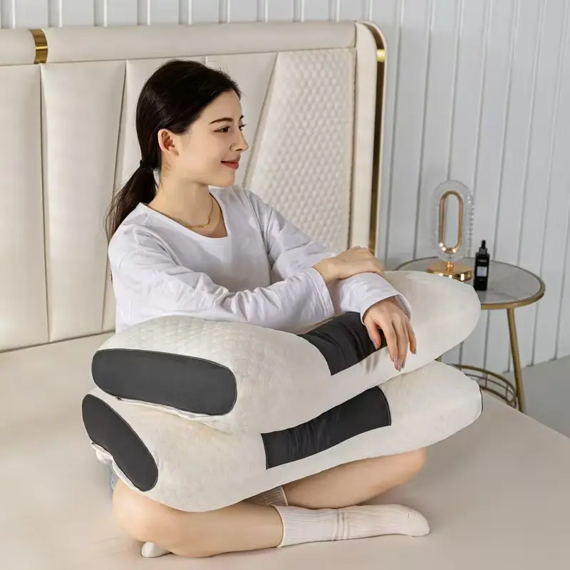 Comfortable Household Water Cube Spa Neck Pillow Pillows are machine washable, durable, breathable, and non-collapse