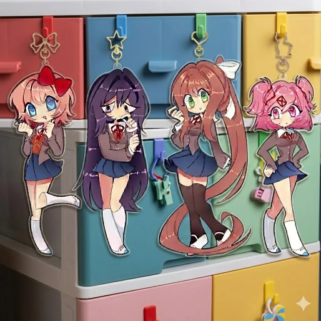 SALE! Doki Doki Literature Club Keychains! || DDLC