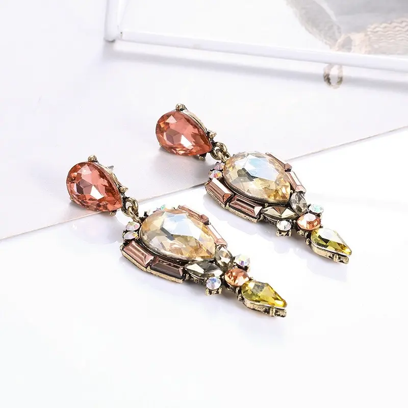 Pink Beetle Earrings