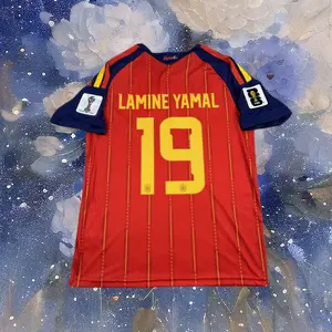 2026 Spanish yellow home Yama 10 red jersey