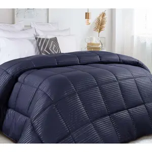 Superior Striped All-Season Reversible Comforter, Full/Queen