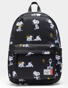HERSCHEL SUPPLY CO. x Peanuts Snoopy And Woodstock Classic Backpack, Snoopy Woodstock Black