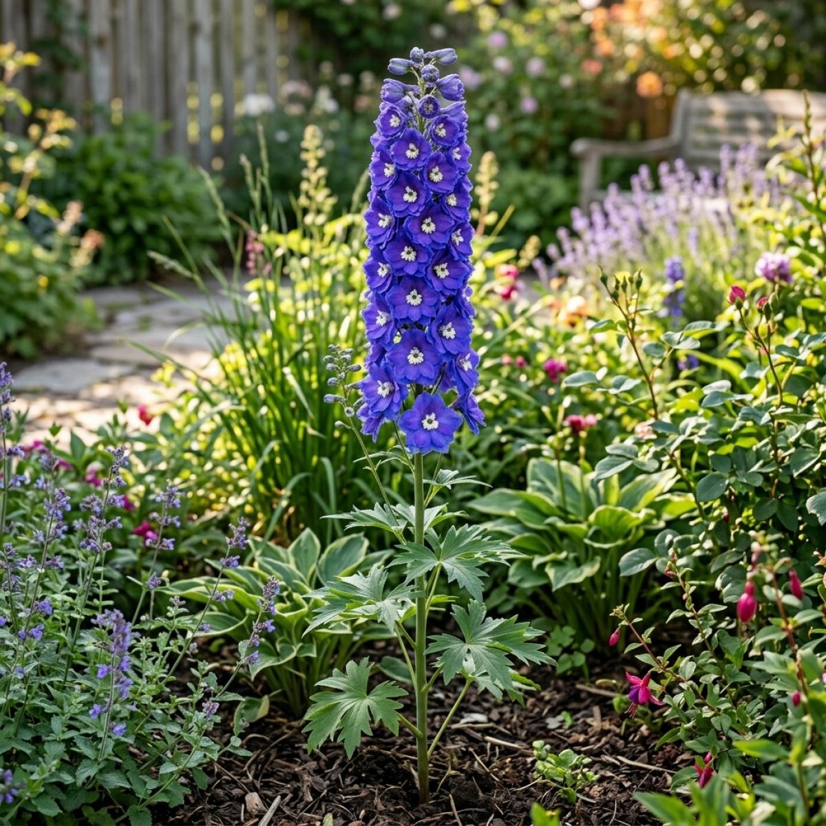 Fresh Delphinium Seeds for Garden Planting Non-GMO Perennial Flower Seeds Easy to Grow Beautiful Blooms for Home Garden Decoration