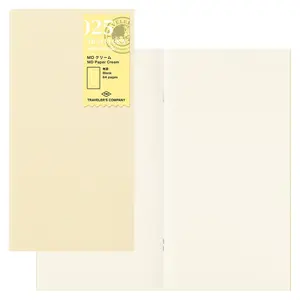 Midori Travelers Note Regular Size Refill - 025 MD Paper Cream