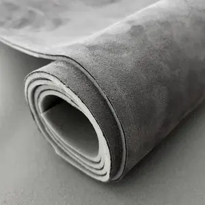 3mm Foam Suede Fabric Auto Car Roof Liner Repair Replacement Fabric  Headliner Upholstery  Boat interior refurbishment Renovation By Yard ceiling with Backing synthetic