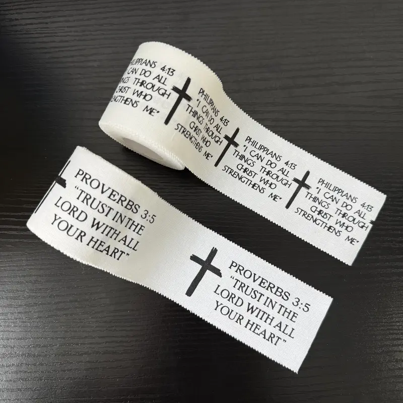 2 Pcs Set Christian Athletic Tape 2IN X 23FT Cotton Zinc Oxide White Athletic Tape, Cross Athletic Wristband for Tennis, Religious Bible Verse Athletic Tape, Christian Gift for Men and Women