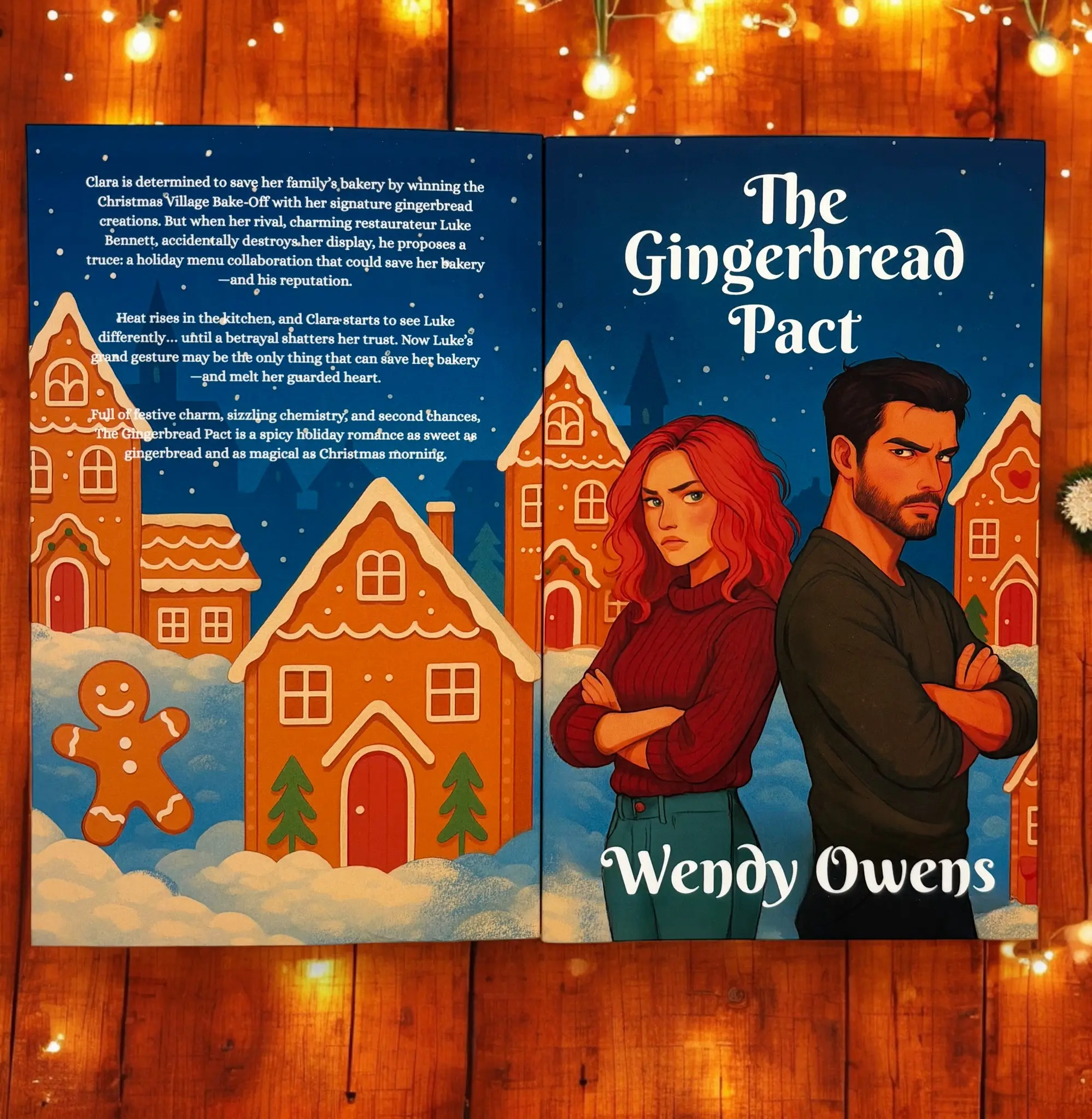Wendy Owens The Gingerbread Pact - 98-Page Spicy Christmas Short Story, Spicy Romance Book with Charming Collaboration, Holiday Themes, Spicy Romance Books