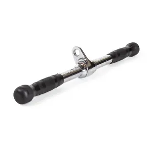 Straight Bar Cable Attachment 20" — Versatile Pushdown & Row Bar