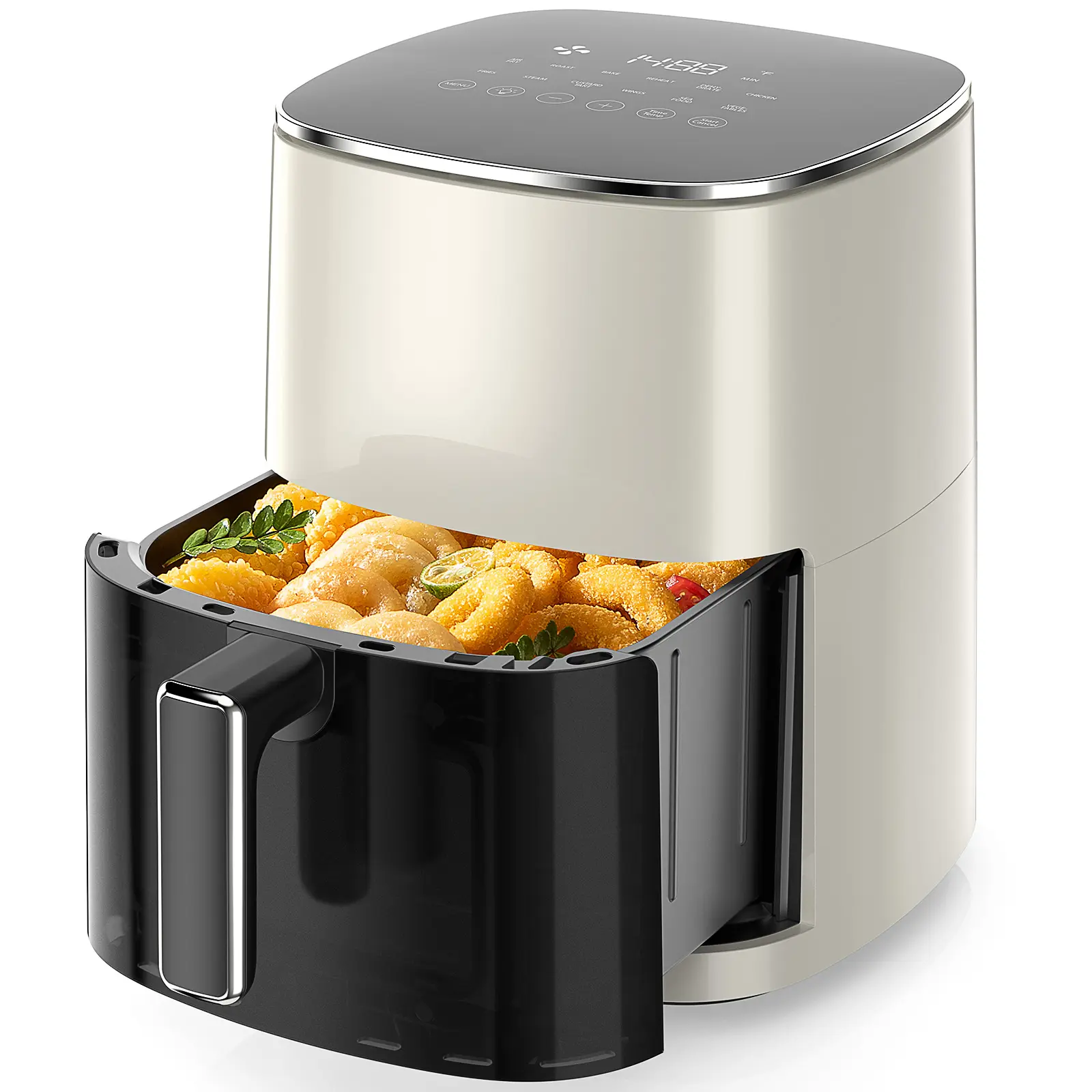 Air Fryer 6.34 with Dishwasher Safe Parts - Roast, Crisp, Reheat & Dehydrate |   Includes 20 Healthy Recipes