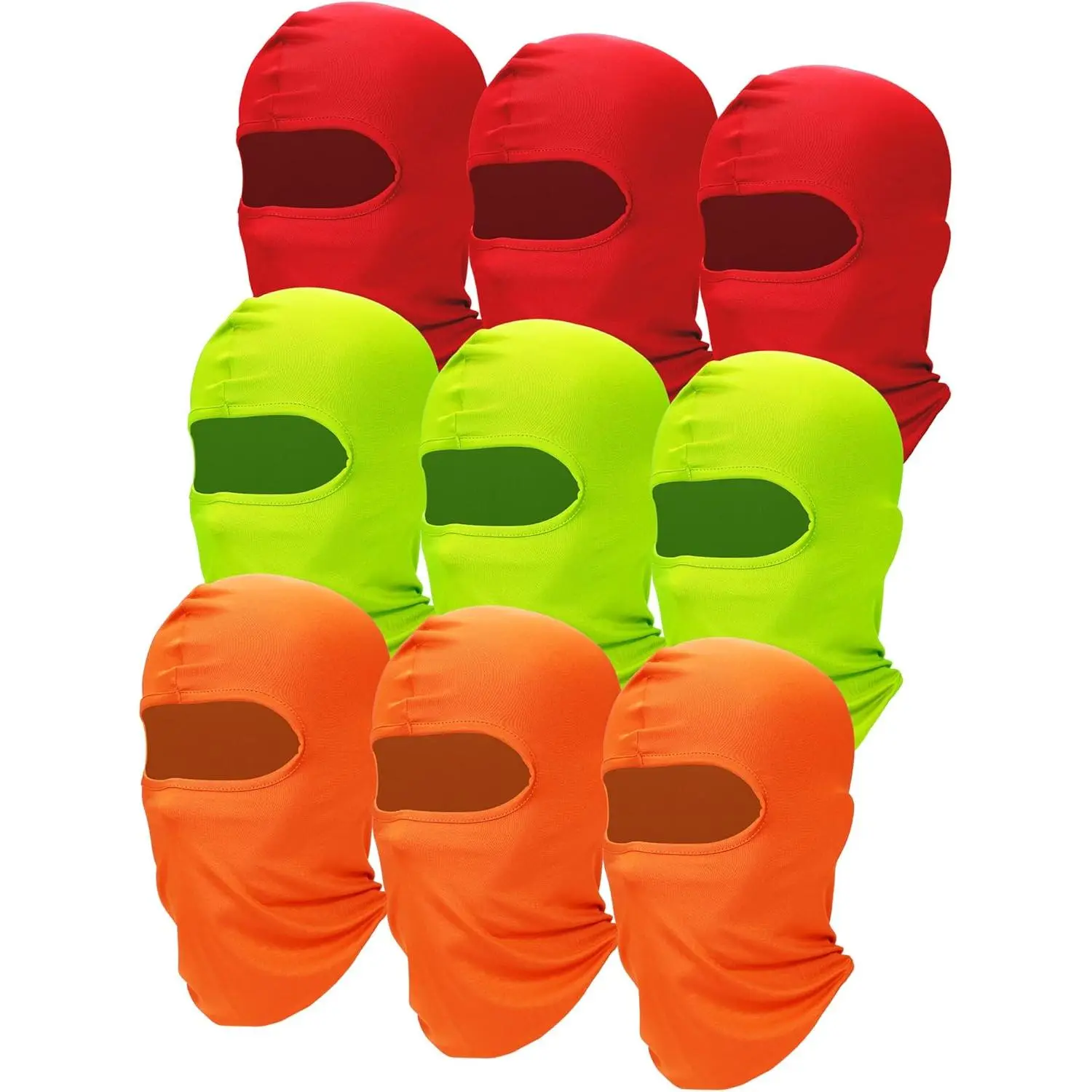 9 count Ski Mask for Men Full  Cover UV Sun Protection Cooling Balaclava  Gaiter Clothing Scarf Bandana