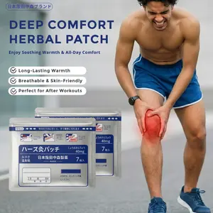 Nihon Kadoyan Brand Soothing Patch - Multi-Use Herbal Heat Patches with 7 Count for Natural Comfort & Long-Lasting Warmth - Suitable for Joints & Muscles