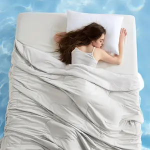 Cooling Blankets for Hot Sleepers - Ice Breathable Comforter Cold Summer Lightweight Gift for Night Sweats