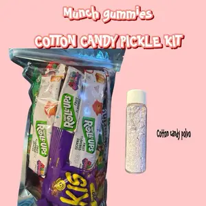 Munch Gummies ~  COTTON candy Pickle Kit Snack