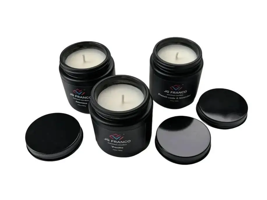 Candles for men, Black Scented Candles man, Scented Candles Home, Vanilla, jasmin, Lavander, Gift Sets for Women, Bulk Gift for Women, Birthday Gifts for Girls, Luxury, Aromatherapy candles, Decor Ornaments, Perfume Decoration, candles for man Cozy Nature