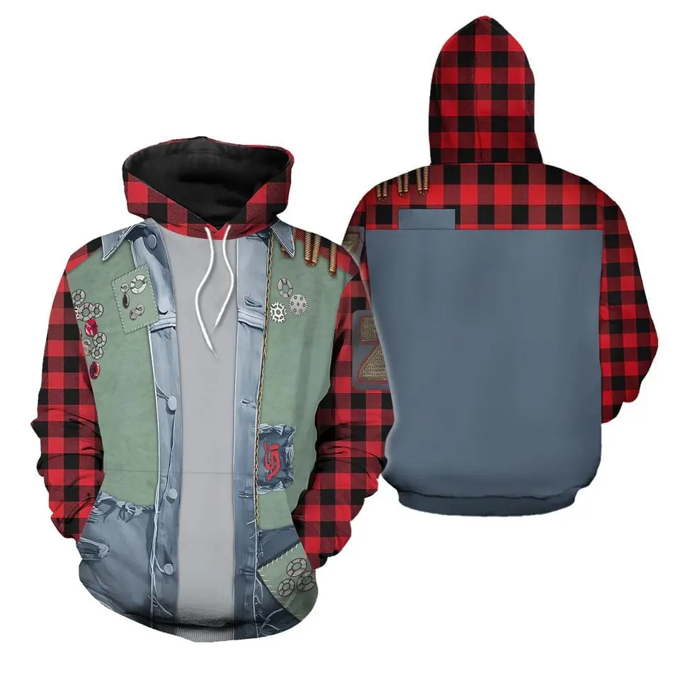 Zombies 4 Full Over Print Hoodie Character Halloween Cosplay
