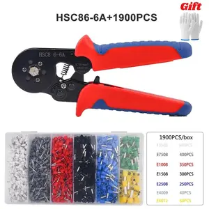 Tubular Terminal Crimping Tool HSC8 Pliers Electrician Clamp Sets Wire Ti Ferrule Crimper Tools