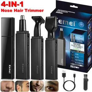 4 in 1 Electric Shaver, 1 Set Portable Hair Removal Machine, Cordless Hair Trimmer for Women, Men, Girls, Epilator Hair Remover, Best For Gift Removable