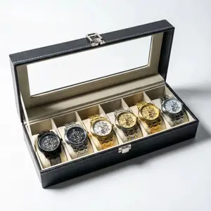 Valentine's Day Fashion Round Dial Quartz Watch, Watches for Men, with Box, Fashion Watch Set for Party, Daily Decor, Trendy All-match & Exquisite Watch Set ， Watches boxed The design is simple and elegant, without too many complex decorations