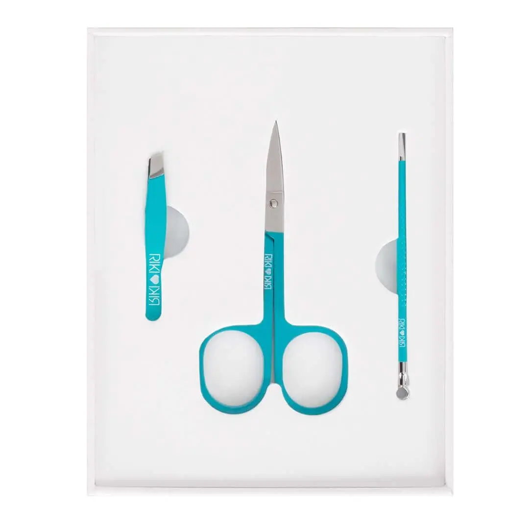 RIKI Mini Beauty Tools for Makeup and Cosmetic Set