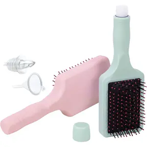 Hair Brush Flask 2 Pack (16 oz Total) - Party Brush Hidden Alcohol Travel Flasks for Women and Men – Secret Liquor Containers for Concerts, Cruises, and Sports Events