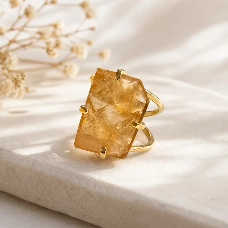 Citrine Ring (Natural Citrine)