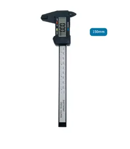 150mm 100mm Electronic Digital Caliper Carbon Fiber Dial Vernier Caliper Gauge Micrometer Measuring Tool Digital Ruler